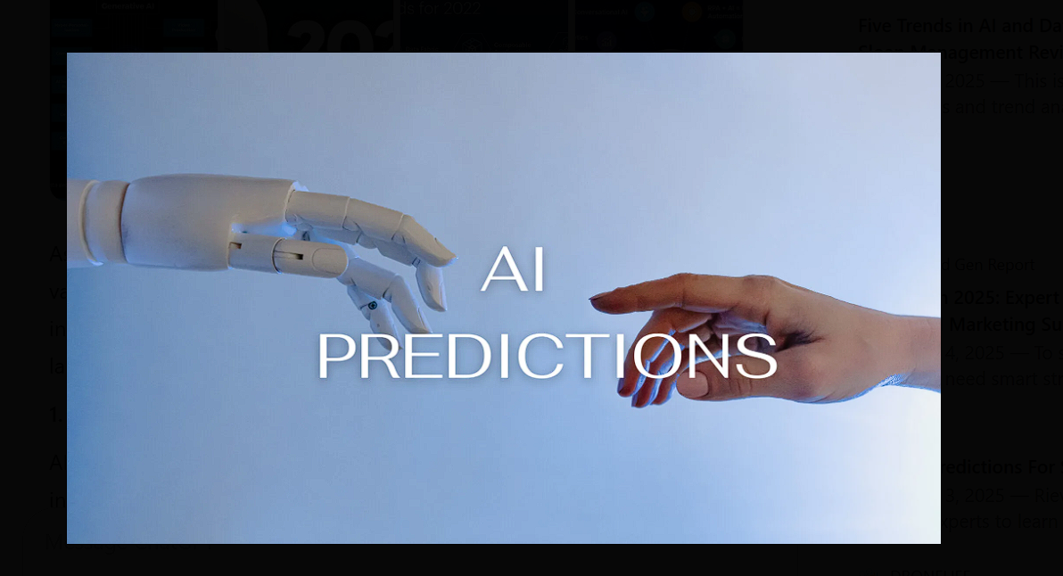 AI Trends and Predictions for 2025: Insights from Industry Leaders